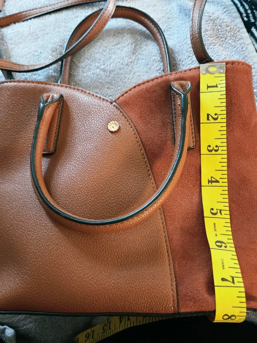 Lauren Conrad handbag/crossbody bag 10x8/Brown 